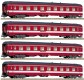 64045 Roco Set of 4 Passenger cars in &quot;Le Capitole&quot; livery